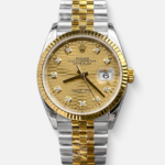 Rolex Datejust Cal.3235 Movement 1:1 Mirror Replica 904L Steel 36MM – Gold Fluted Motif Dial