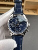 Longines Master Collection REF L2.673.4.92.0 Swiss Replica Watch in Blue Dial Leather Strap - Image 3