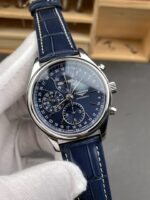 Longines Master Collection REF L2.673.4.92.0 Swiss Replica Watch in Blue Dial Leather Strap - Image 4