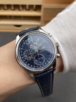 Longines Master Collection REF L2.673.4.92.0 Swiss Replica Watch in Blue Dial Leather Strap - Image 10