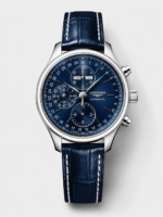 Longines Master Collection REF L2.673.4.92.0 Swiss Replica Watch in Blue Dial Leather Strap