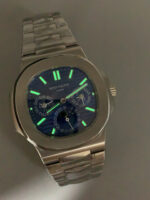 Patek Philippe Nautilus 5740 Perpetual Calendar Stainless Steel Purple Dial Swiss Replica Watch - Image 10