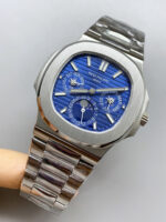 Patek Philippe Nautilus 5740 Perpetual Calendar Stainless Steel Purple Dial Swiss Replica Watch - Image 3