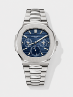 Patek Philippe Nautilus 5740 Perpetual Calendar Stainless Steel Purple Dial Swiss Replica Watch