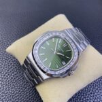 Patek Philippe Nautilus 5711 904L Steel 2023 Updated Mirror Replica Watch – Green Dial - Image 4