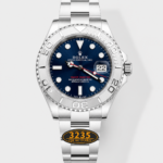 Rolex Yachtmaster 40mm Blue Dial – 1:1 Swiss Replica Watch in 904L Steel Casing