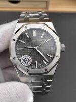 Royal Oak 15510 41mm Grey Dial 904L Steel Strap Super Clone Watch - Image 2