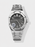 Royal Oak 15510 41mm Grey Dial 904L Steel Strap Super Clone Watch