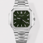 Patek Philippe Cubitus 5821 904L Steel Casing Green Dial Swiss Replica Watch