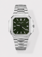 Patek Philippe Cubitus 5821 904L Steel Casing Green Dial Swiss Replica Watch