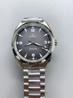 Omega Seamaster Railmaster Grey Dial Super Clone Watch - Image 2