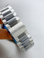 Omega Seamaster Railmaster Grey Dial Super Clone Watch - Image 9