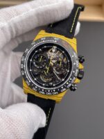 Rolex Daytona Yellow TPT Casing Skeleton Dial Nylon Strap Super Clone Watch - Image 3