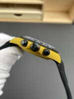 Rolex Daytona Yellow TPT Casing Skeleton Dial Nylon Strap Super Clone Watch - Image 6