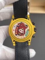 Rolex Daytona Yellow TPT Casing Skeleton Dial Nylon Strap Super Clone Watch - Image 5