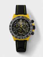 Rolex Daytona Yellow TPT Casing Skeleton Dial Nylon Strap Super Clone Watch