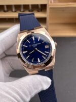 Vacheron Constantin Super Clone Overseas Edition Rose Gold Casing Rubber Stra - Image 4