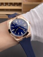 Vacheron Constantin Super Clone Overseas Edition Rose Gold Casing Rubber Stra - Image 10