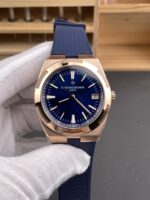 Vacheron Constantin Super Clone Overseas Edition Rose Gold Casing Rubber Stra - Image 2