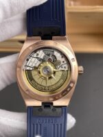 Vacheron Constantin Super Clone Overseas Edition Rose Gold Casing Rubber Stra - Image 5