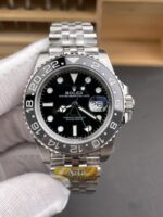 Rolex GMT Masters II Super Clone 126710GRNR “Bruce Wayne” 904L Jubilee Strap Steel Swiss Replica Watch - Image 3