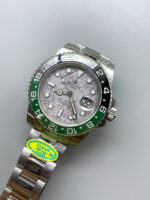 Rolex GMT Masters II 126720 Cal.3285 Pink Meteorite Dial 904L Steel in Jubilee Strap Swiss Replica - Image 3