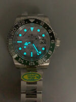 Rolex GMT Masters II 126720 Cal.3285 Pink Meteorite Dial 904L Steel in Jubilee Strap Swiss Replica - Image 10