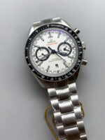 Omega Speedmaster Racing Co-Axial Master Chronograph Swiss Replica Watch White Dial - Image 4