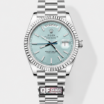 Rolex Day Date 904L Stainless Steel Tiffany Blue Stick Dial Watch 40MM – 1:1 Mirror Quality (187g)