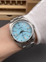 Rolex Oyster Perpetual 41mm — Cal. 3230 Movement, Tiffany Dial, 904L Steel, Top-Tier 1:1 Replica - Image 10