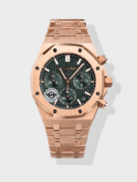 Audemars Piguet Royal Oak Super Clone – Green Dial Rose Gold Casing 41MM