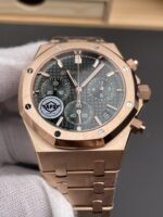 Audemars Piguet Royal Oak Super Clone – Green Dial Rose Gold Casing 41MM - Image 2