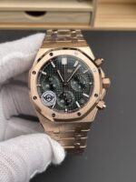 Audemars Piguet Royal Oak Super Clone – Green Dial Rose Gold Casing 41MM - Image 3