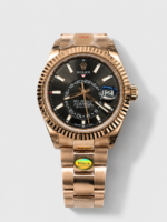 Rolex Sky-Dweller REF# 336235 Slate Dial Watch in Rose Gold 904L Steel Case 1:1 Mirror Replica