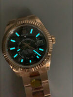 Rolex Sky-Dweller REF# 336235 Slate Dial Watch in Rose Gold 904L Steel Case 1:1 Mirror Replica - Image 11