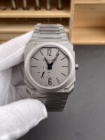 Octo Finissmo 7MM Thick Titanium Case Grey Dial Super Clone Watch - Image 3