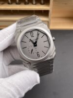 Octo Finissmo 7MM Thick Titanium Case Grey Dial Super Clone Watch - Image 4