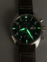 IWC Pilot Chronograph Edition Green Dial 1:1 Mirror Replica Watch - Image 10
