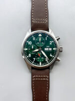 IWC Pilot Chronograph Edition Green Dial 1:1 Mirror Replica Watch - Image 2