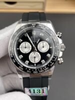 Rolex Cosmograph Daytona 126519LN Black Dial Cal.4131 Movement – 904L Steel Watch - Image 2
