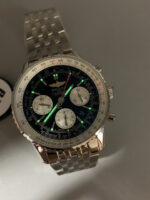Breitling Navitimer 1 B01 Chronograph Edition 43MM – Black Dial 904L 1:1 Mirror Replica Watch - Image 11