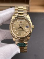 Rolex Day Date Super Clone Gold Dial 40MM 212 Grams Swiss Replica watch - Image 2