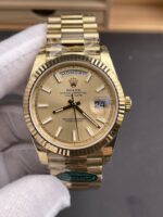 Rolex Day Date Super Clone Gold Dial 40MM 212 Grams Swiss Replica watch - Image 3