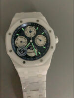 Audemars Piguet Royal Oak Perpetual Calendar Swiss Replica White PVD Casing in Blue Dial - Image 9