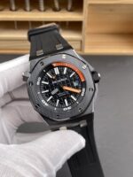 Audemars Piguet Royal Oak Offshore Ceramic Super Clone Watch Black Dial Cal.3102 Movement - Image 4