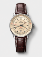Breitling Navitimer 01 GMT Milky White Dial Swiss Replica Watch