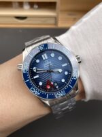 Omega Seamaster 300M Summer Blue Swiss 904L Steel 1:1 Mirror Replica Watch - Image 10