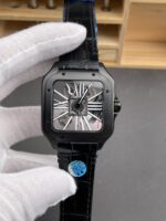 Santos De Cartier Super Clone Watch in Skeleton Dial PVD MLF Coating Watch - Image 2