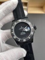 Rolex Submariner DiW DLC Coated Steel Casing Black Ceramic Bezel Edition Watch - Image 3