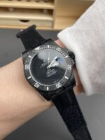 Rolex Submariner DiW DLC Coated Steel Casing Black Ceramic Bezel Edition Watch - Image 10